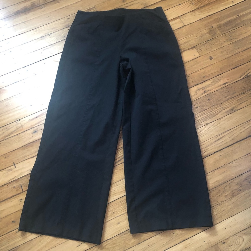 Old Navy High-Rise Pixie Wide Leg, Black, Size XL
